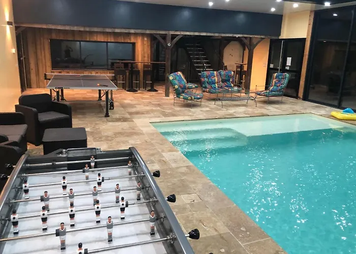 Tatil Evi Piscine Interieure31degres Zoo La Fleche24h Du Mans *